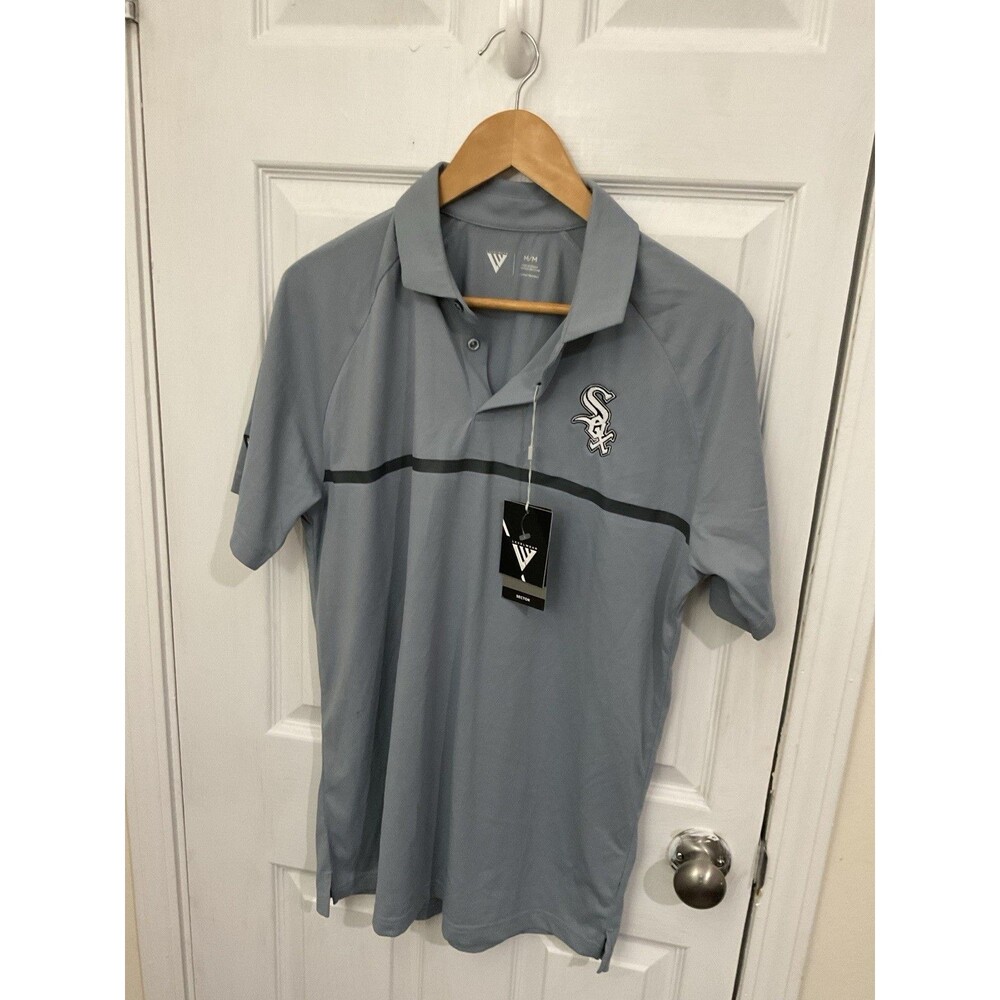 Nwt Levelwear MLB Chicago White Sox Polo Shirt Sz M Msrp 75$